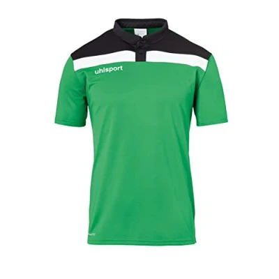 Abbildung von uhlsport Herren Offense 23 Polo Shirt Poloshirt, grün/Schwarz/Weiß, 4XL