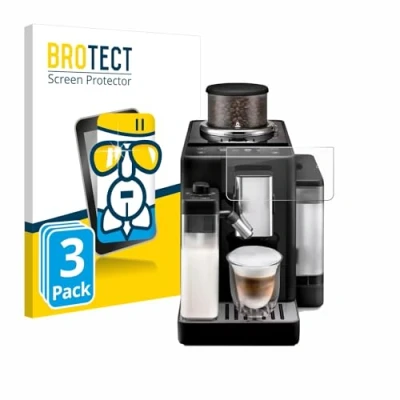 Abbildung von BROTECT Schutzglas für DeLonghi Rivelia (3 Stück) Schutzfolie Panzer Folie Glas [Extrem Kratzfest 9H, Anti Fingerprint, Ultra Transparent]