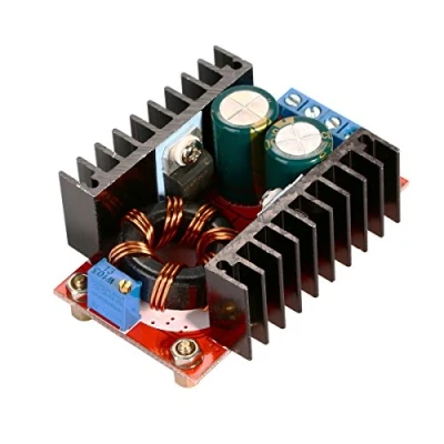 Abbildung von Einstellbarer Boost Wandler 150W 10A Spannungsregler Step Up Power Module 10 32V bis 12 35V