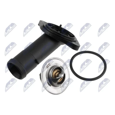 Abbildung von NTY CTM VW 107 Kühlwasserthermostat 92C mit Gehäuse