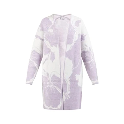 Abbildung von CARNEA Women&#039;s Strick Cardigan, Flieder Weiss, XL/XXL