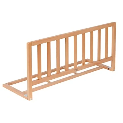 Abbildung von ib style Bettschutzgitter Bettgitter Tamo 90cm natur, Rausfallschutz Holzgitter