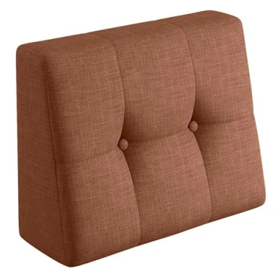 Abbildung von sunnypillow Rückenkissen Palettenkissen gesteppt Seitenkissen 60x40x20/10cm, Orange
