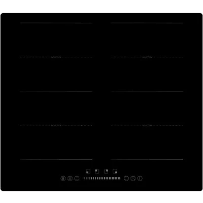 Abbildung von PKM IN4 2FZSH Induktions Glaskeramikkochfeld Slider Touch Control 7200 W 2 Flexzonen Timer Restwärmeanzeige Booster Funktion Abschaltautomatik