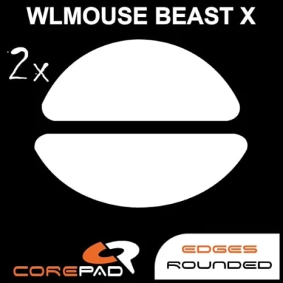 Abbildung von Corepad Skatez PRO 289 Ersatz Mausfüße kompatibel mit Wlmouse Beast X Wireless
