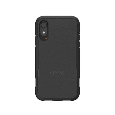 Abbildung von Gear4 Platoon Schutzhülle mit Hightech Aufprallschutz [D3O geschützt], extrem robust und schützend, für iPhone XR Schwarz