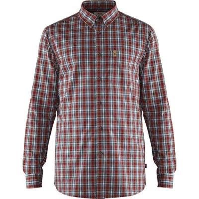 Abbildung von FJALLRAVEN Herren Övik Shirt Ls M Unterhemd, Dunkelrot, S