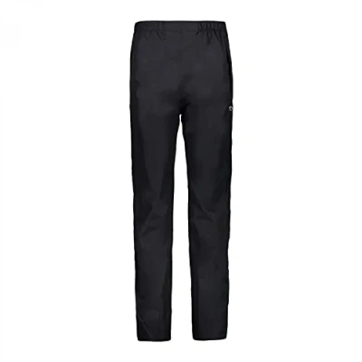 Abbildung von CMP Regenfeste Damenhose mit durchgehenden seitlichen Reißverschlüssen, Schwarz, C23