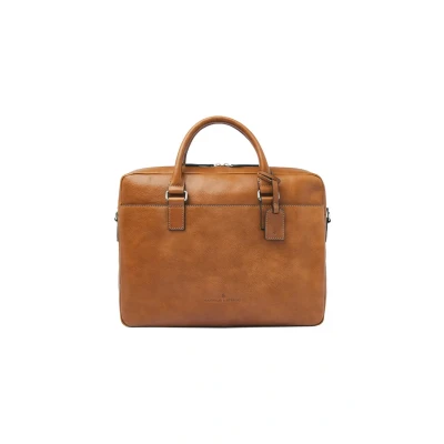 Abbildung von Castelijn &amp; Beerens Notebooktasche, Herren, Größe: One Size, Lichtbruin