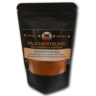 Abbildung von Räucherteufel Schichtfleisch Gewürz 90g, Grill Gewürz, Gewürzmischung, Barbecue Rub, BBQ Marinade