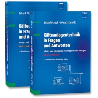 Abbildung von Kälteanlagentechnik in Fragen und Antworten (Set): Arbeits Übungsbuch mit Aufgaben Lösungen Set bestehend aus: Band 1: Grundlagen, 2: Fachwissen