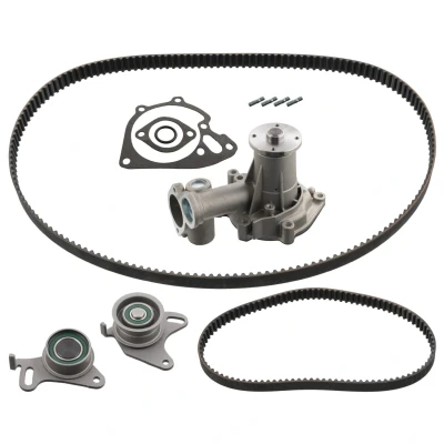 Abbildung von FEBI BILSTEIN 173186 Wasserpumpe + Zahnriemensatz mit 19mm abgerundetem Zahnprofil Metall MITSUBISHI: L400 / Space Gear Bus