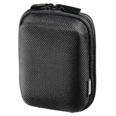 Abbildung von Hama Kameratasche Hardcase Tasche für Kamera, Schwarz, Innenmaße 6,5x3x10,5 cm
