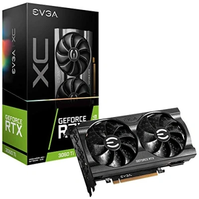 Abbildung von EVGA GeForce RTX 3060 Ti XC GAMING, 08G P5 3663 KL, 8GB GDDR6, DualFan, Metal Backplate, LHR