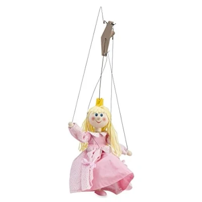 Abbildung von Marionette Prinzessin 20 cm, Holz Marionette, Dekoartikel