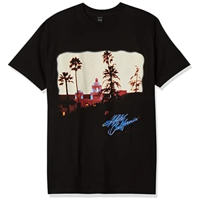 Abbildung von FEA Herren Eagles Hotel California Tee T Shirt, Schwarz, M