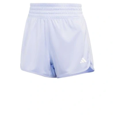 Abbildung von adidas Performance Pacer Essentials HIGH RISE kurze Sporthose Aurora ruby white, Damen, Größe: Lx3&quot;, white