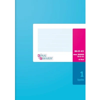Abbildung von König &amp; Ebhardt und 8615411 Geschäftsbuch / Spaltenbuch (A5, mit festem Kopf, 1 Spalte, 80g/m²)