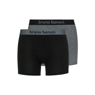Abbildung von Bruno Banani 2 PACK Flowing Panties, Herren, Größe: Small, Grau