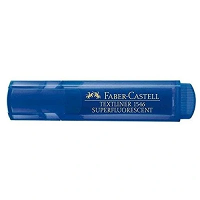 Abbildung von Faber Castell Textmarker Textliner 1546 nachfüllbar blau