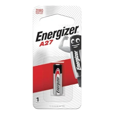 Abbildung von 4 Energizer A27 / 27A MN27 12 Volt Alkaline Alkali Batterien, x 1 er Pack, Lange Haltbarkeit (Haltbarkeitsdatum markiert)