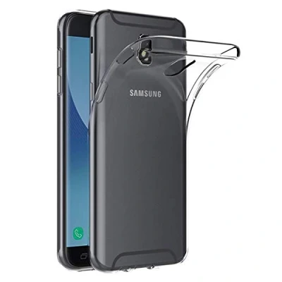 Abbildung von Verco Handyhülle für Samsung J3 (2017) Case, Handy Cover Galaxy 2017 Hülle Transparent Dünn Klar Silikon, durchsichtig