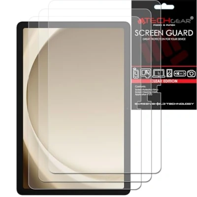 Abbildung von TECHGEAR Displayschutzfolie für Galaxy Tab A9 Plus 27,9 cm (11 Zoll) (SM X210 / SM X215), ultraklar, Samsung 2023, 3 Stück