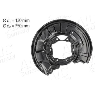 Abbildung von AIC 56177 Ankerblech Hinterachse links MERCEDES BENZ: C Klasse Limousine, T modell, Coupe