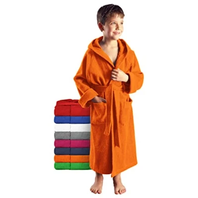 Abbildung von ARUS Bademantel für Kinder, Größe: 176, Orange