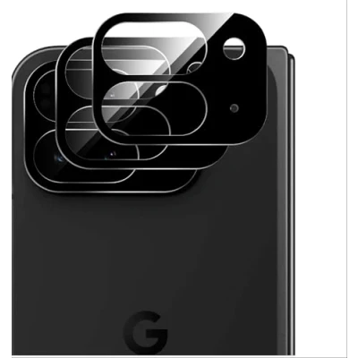 Abbildung von GIOPUEY 2 Stück [Kompletter Schutz] Kameraschutz Kompatibel mit Google Pixel 9 Pro Fold, HD Glas Schutzfolie [Anti Fingerabdruck] Camera Protector für Fold