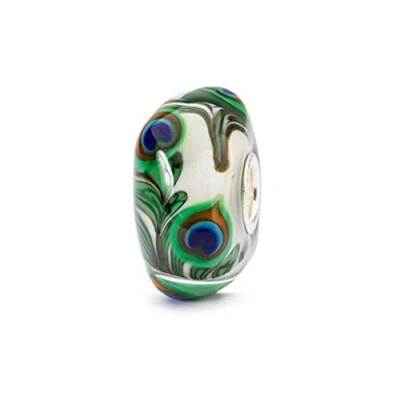 Abbildung von Trollbeads Bead Bildschöner Pfau, TGLBE 10420