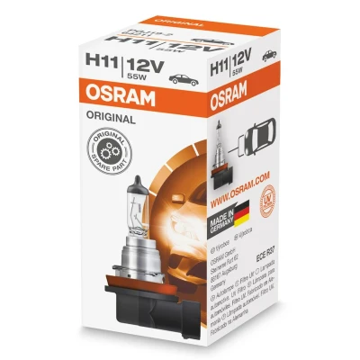 Abbildung von OSRAM 64211 Glühlampe, Fernscheinwerfer H11 12V 55W 3200K Halogen TOYOTA: RAV4 III SUV, Auris Schrägheck, iQ, VOLKSWAGEN: Touran II, Golf Sportsvan