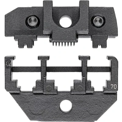 Abbildung von Knipex 97 49 70 Crimpeinsatz Modularstecker (Westernstecker) RJ10, RJ11, RJ12, RJ45 Passend für Marke 43 200, E, E AUS, UK,