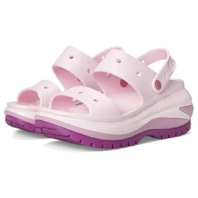 Abbildung von Flip flops Crocs Modell Classic Mega Crush Sandal Farbe Rosa