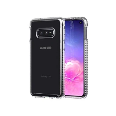 Abbildung von Samsung Galaxy S10e Hülle Kunststoff Tech21 Hard Case/Backcover Handyhülle Transparent Shockproof/Stoßfest