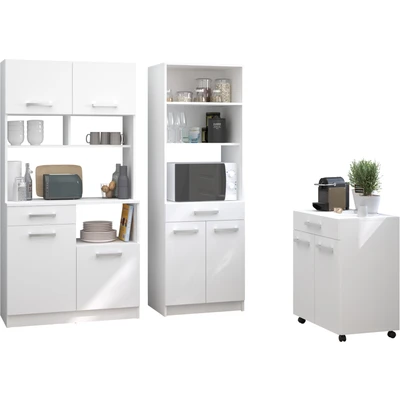 Abbildung von Parisot Schrank Set &quot;Buffet Uno 4&quot;, (3 St.), zeitlos, pflegeleicht, vielseitig, Stauraum