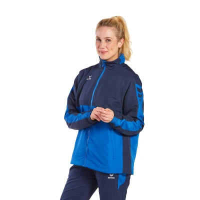 Abbildung von Erima Unisex Six Wings Jacke mit abnehmbaren Ärmeln, new royal, 4XL
