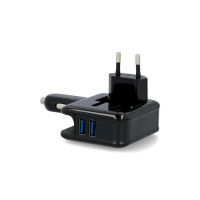 Abbildung von CARTREND 10051 KFZ Ladekabel für Handys 2 USB