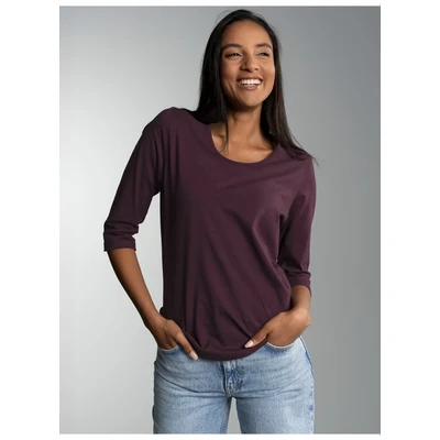 Abbildung von Trigema T Shirt &quot;TRIGEMA 3/4 Arm aus Biobaumwolle&quot;