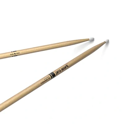 Abbildung von ProMark Drumsticks Schlagzeug Sticks Schlagzeugsticks Klassischer Vorwärts 7A Drum Ovale Nylonspitze Hickoryholz 1 Paar