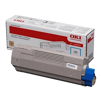 Abbildung von Kompatibel Oki 45396303 cyan toner 6.000 seiten