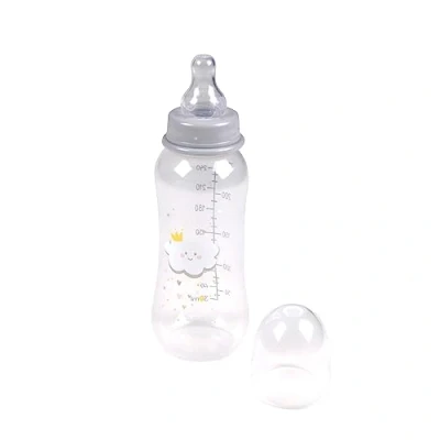 Abbildung von Weiches Baby, Flasche mit engem Hals + variabler Sauger, Silikon, 250 ml, Wolke Essen&#039;Ciel