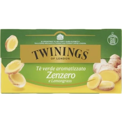 Abbildung von GINGER GREEN TEE ZENZERO TE AND LEMONGRASS 25 FILTERS