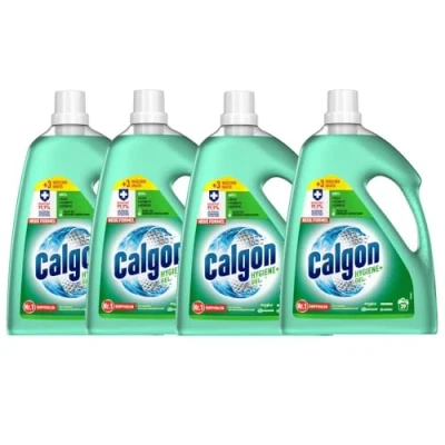 Abbildung von Calgon Hygiene+ Gel Wasserenthärter (Spar Pack, [4 St. (4 x 1800ml) Antibakteriell)