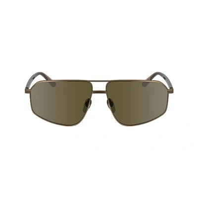 Abbildung von Calvin Klein Unisex Sonnenbrille Matte amber goldcoloured, Größe: 59, gold coloured