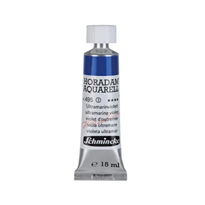 Abbildung von Schmincke HORADAM® AQUARELL feinste Künstler Aquarellfarben, Ultramarinviolett 15 ml