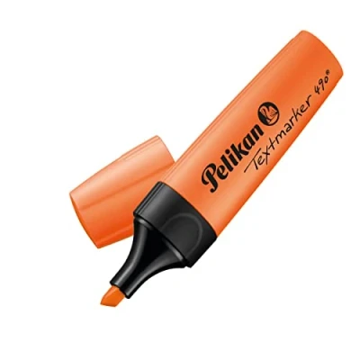 Abbildung von Pelikan 814119 Textmarker 490, Leuchtorange, 10 Stück in Faltschachtel