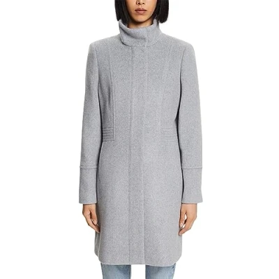 Abbildung von Esprit Collection Kurzmantel Light grey, Damen, Größe: XL, grey