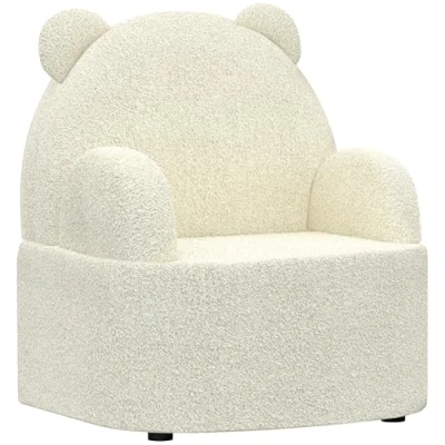 Abbildung von AIYAPLAY Kindersessel Kindersofa mit weicher Teddyfleece, Bärenform (Kindersessel, 1 St., Kinderstuhl), für Wohnzimmer, Schlafzimmer, Beige