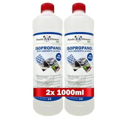 Abbildung von PandaCleaner Isopropanol/Reinigungsalkohol 2000ml Reinigungsflüssigkeit für Haushalt, Handwerk &amp; Industrie Mit Dosiervorrichtung